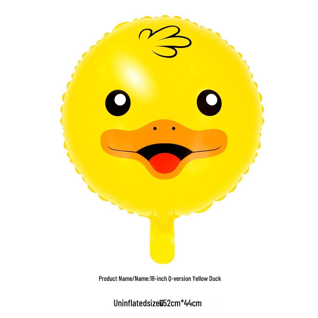 18" Новый Q-версия Детский мультяшный животный фольгированный шар для украшения на день рождения