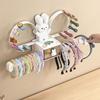 Hairpin Hairband Storage Rack Punch-free Hair Clip Organizer Rack HairHoop Display Holder  Bathroom
