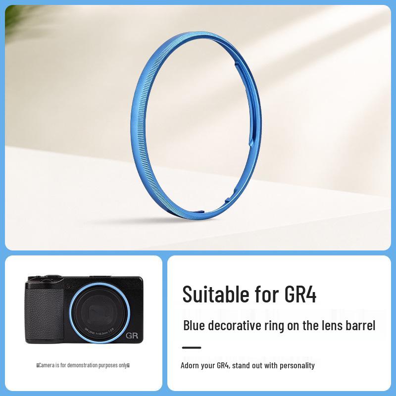 Декоративное алюминиевое кольцо объектива для камеры Ricoh GR4/GRIV Четвертого поколения