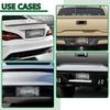 2 Pcs Clear License Plate Covers and Frames,Transparent License Plate Holders with Screws & Caps,Rust-Proof Auto Licenses Plates Protector Shields