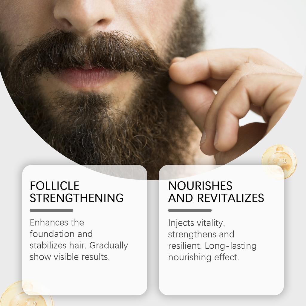 Hair And Beard Growth Oil Nourishes And Strengthens Hair Follicles, Making Them Thick. Hair Care Oil,30ML