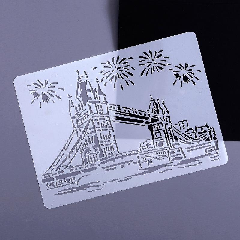 15*15 см цветок розы DIY многослойные трафареты настенная живопись Diy раскраска для скрапбука тиснение альбом декоративная открытка шаблон