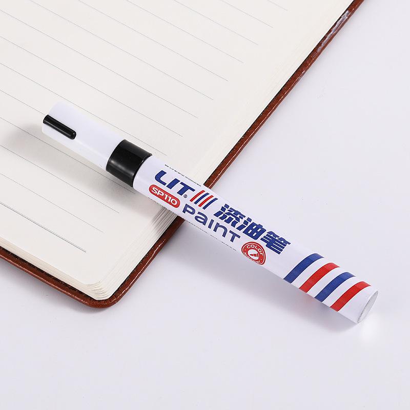 12-Color Waterproof Paint Touch-Up Pen - Durable, Easy Application, Fade-Resistant, and Industrial-Grade Oily Marker