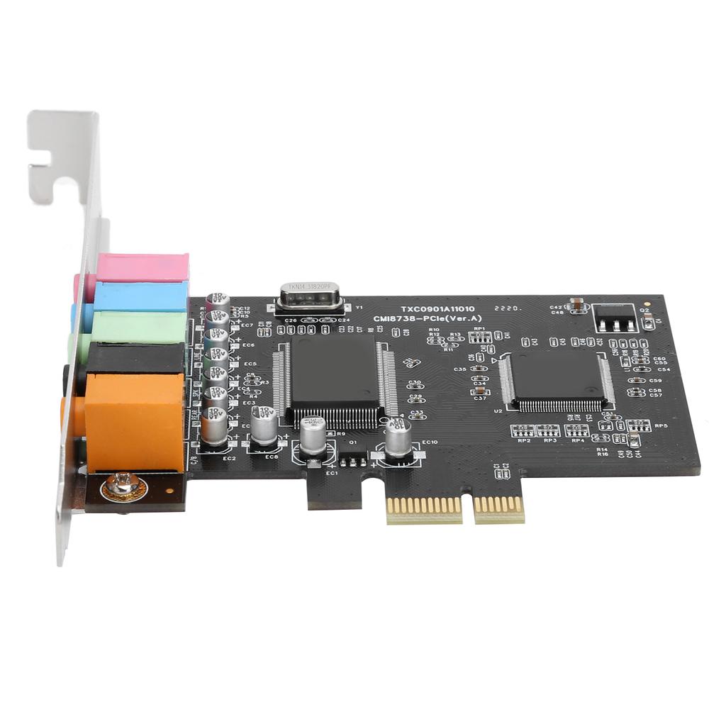 Pcie 5.1 Channel Sound Card 6 Channel O Card CMI8738 Chip with CD Accessories