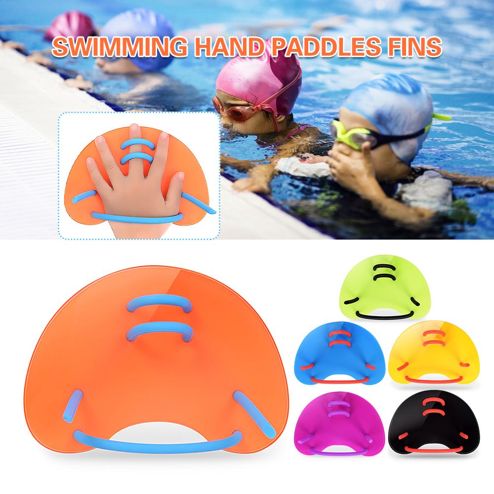 Swimming Hand Paddles Fins Adjustable Swim Training Paddles Adults/Children