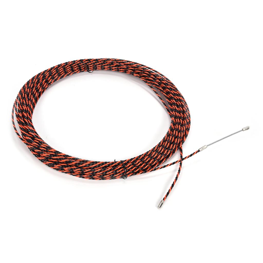 50м Стальной трос с пластиковым покрытием, устойчивый к коррозии, двухцветный, для лифта, крана, трактора