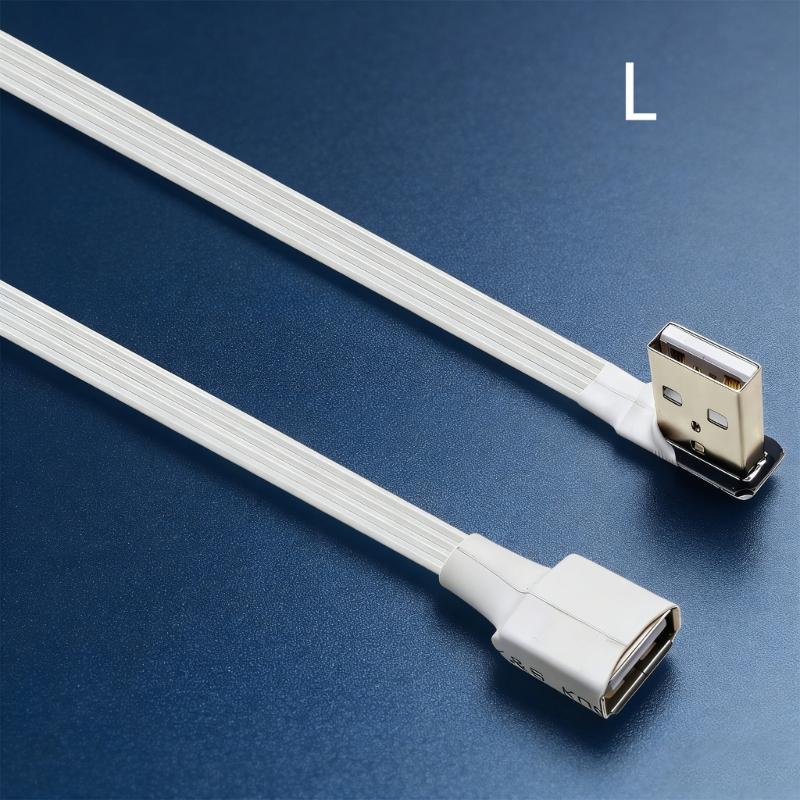 Белый USB 2.0 Папа-Мама Удлинительный Кабель Плоский Дизайн Для Принтеров Сканеров Камер Клавиатур Мышей И Многого Другого