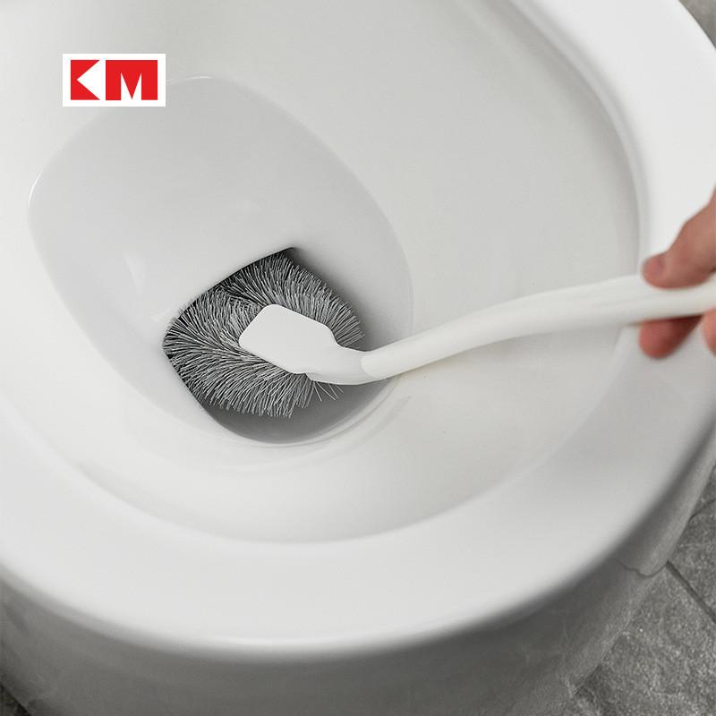 Soft Bristle Toilet Brush For Multi Surface Cleaning In Bathroom And Home