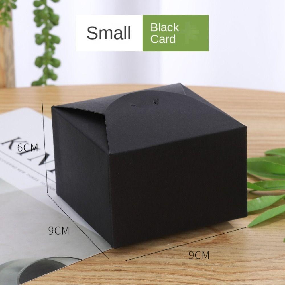 Сделай сам Бумажные бирки Упаковка Квадратный Крафт-бумага Конфетный пакет Подарочная упаковка Бумажная коробка