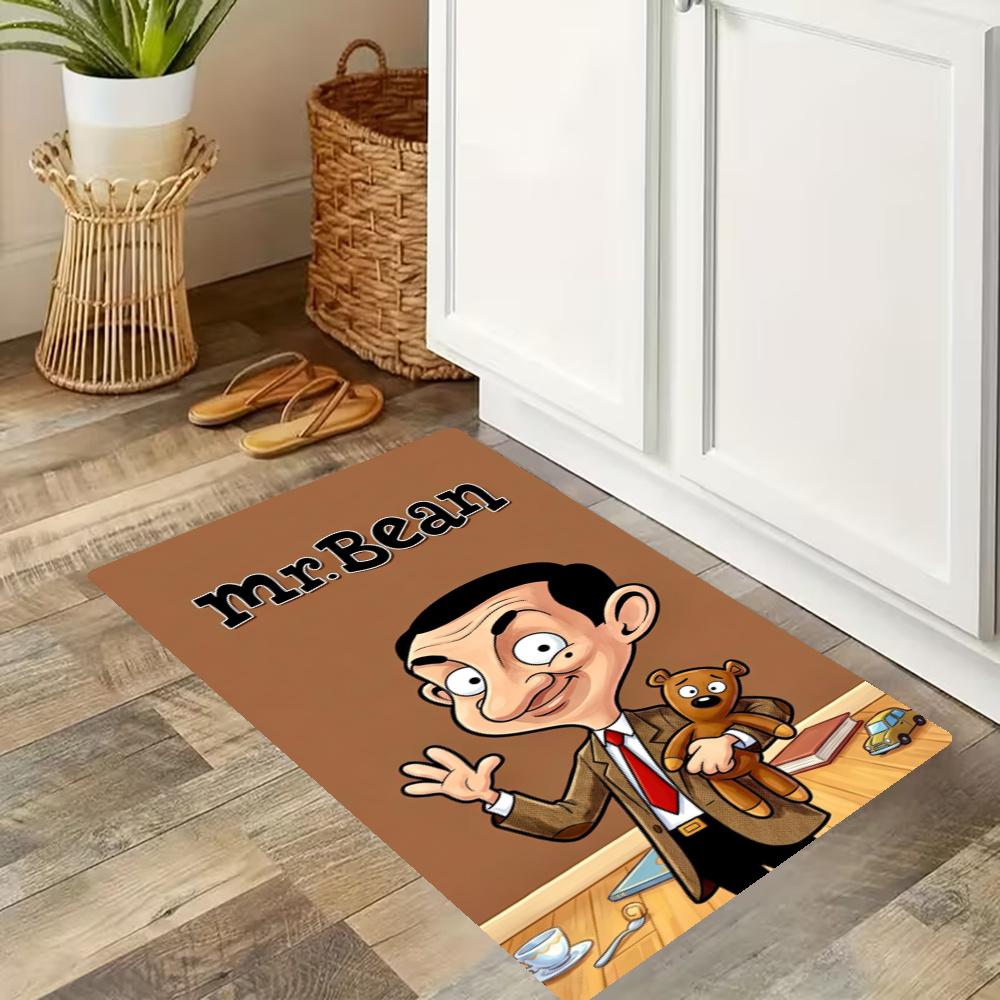 Mr Bean Kitchen Mats Durable Bathroom Pads Comfortable Rugs Carpets For Kitchen Home Office Sink Laundry Room Bathroom Decor
