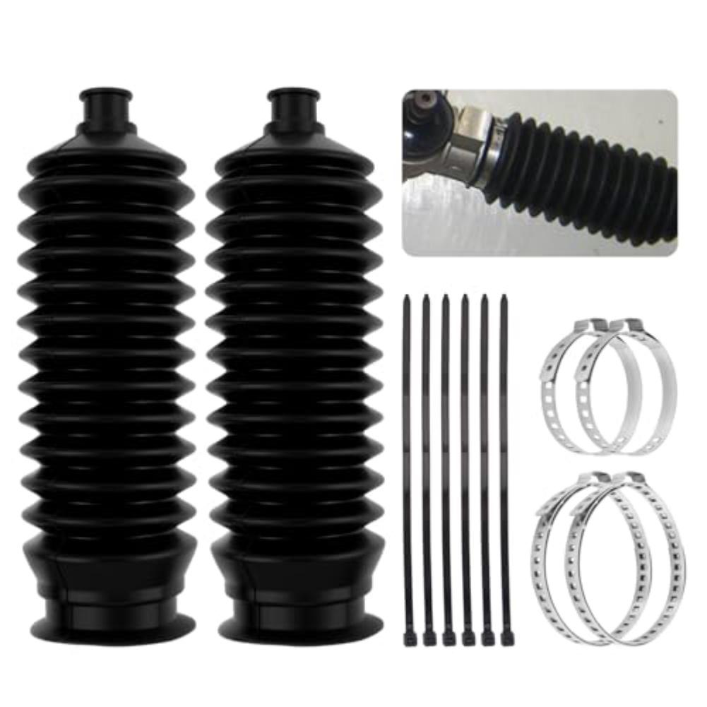 Для ремонта рулевого управления Внутренний пыльник рулевой тяги Компоненты рулевого управления ЧЕРНЫЙ Защищает от загрязнителей Герметично закрывает грязь и влагу