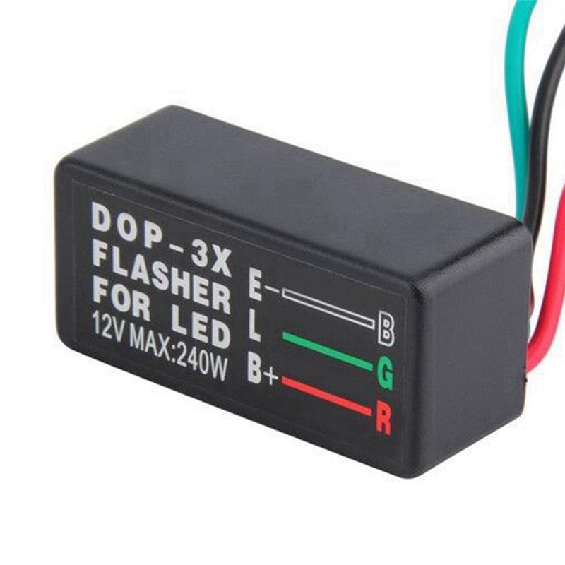 Ac29-Electronic LED Flasher Relay For LED Car And Motorcycle General Flasher Relay Motor Turn Signal Bulb Relay