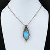 Hemimorphite Pendant Copper Wire Wrapped Gemstone Pendant Wire Wrap Jewelry Pendant For Women Handmade Pendant Copper Jewelry Gift For Him