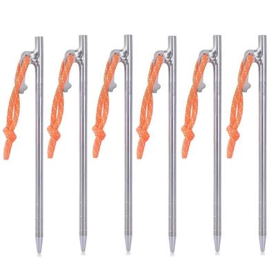 Титановый колышек Boundless Voyage, прочный, со светоотражающей веревкой, кованые колышки, прочные, легкие колышки 20 см, 24 см, 30 см, 35 см, 40 см, набор колышков Mountains