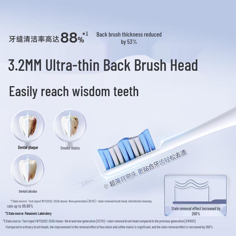Panasonic EW-DC70 Sonic Electric Toothbrush