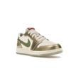 Детские кроссовки Air Jordan 1 Retro Low OG GS Year of the Dragon Gold Sail Oil-Green FQ6593-100