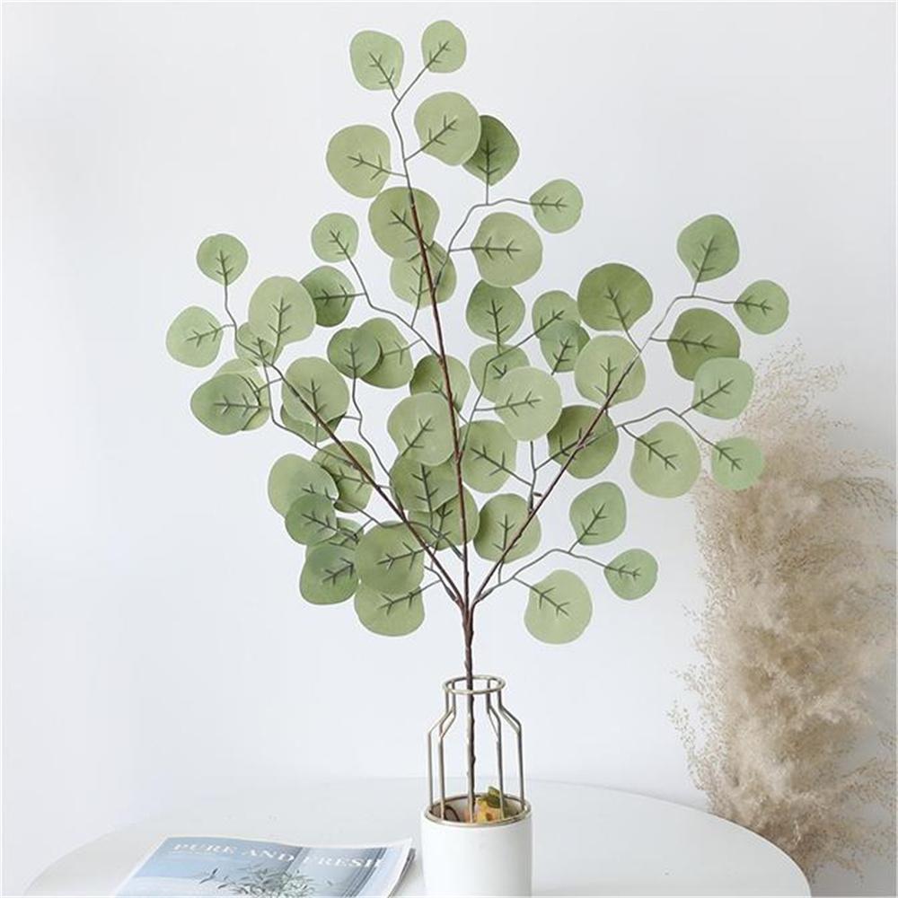 Artificial Plants Christmas Decoration Eucalyptus Leaf Vine Vase for Wedding Home Garden Rose Arch Scrapbooking Fake Flowers