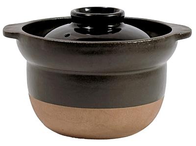 Керамическое покрытие риса толстый приготовленный рис приготовление риса с помощью тепла Сделано из толстого без регулировки банко Сделано в керамике Утияма 2 горшка, горшок, хранение,