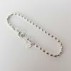 Melliv Silver Fish Hook Eggball Chain Bracelet_mvb02