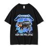 Ride The Moo Deng Baby Hippo Funny Meme Tee Shirt Men Women Vintage Fashion Short Sleeve T-shirt 100% Cotton Oversized T Shirts