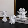 Decorative European Style Peaceful Prayer Flower Fairy Angel Figurine Desktop Ornaments Sculpture