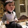 2024 Корейские трендовые рубашки с длинными рукавами для мальчиков на весну и осень, возраст 2-6 лет