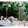 Metal Artificial Flower Vase Golden Table Flower Vase Luxury Flower Vase  Home Decoration