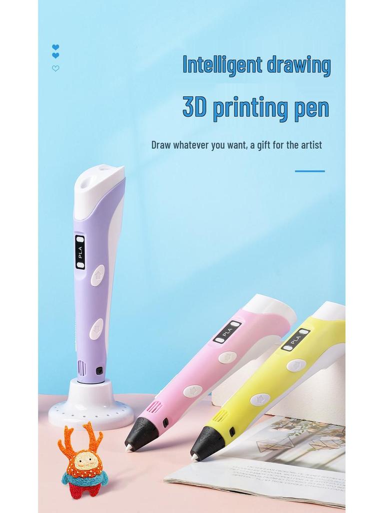 Second-Generation 3D Printing Pen for Kids - Ideal for 3D Drawing and Creative Gifts
