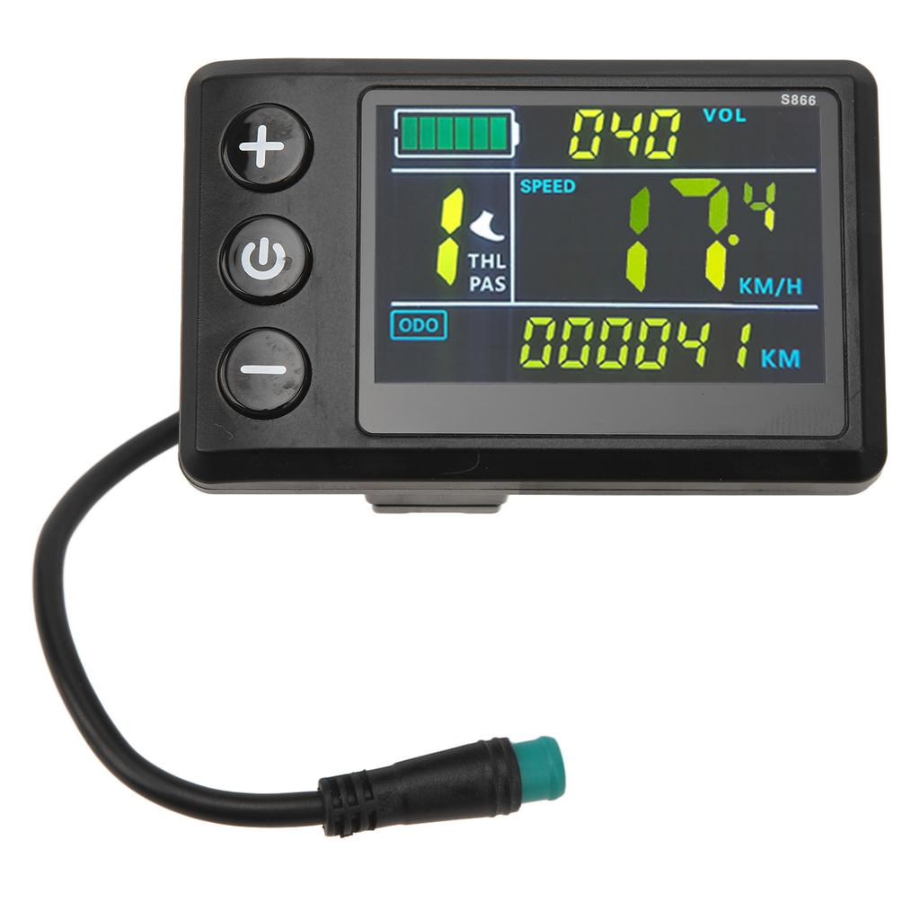 Электрический велосипед ЖК-дисплей счетчик ABS водонепроницаемый ЖК-дисплей S866 электрический скутер цветной экран дисплей