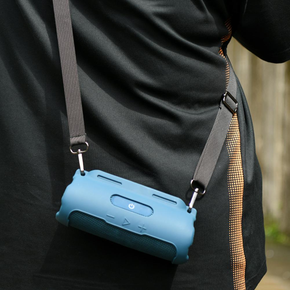 Силиконовый чехол с плечевым ремнем Портативный дорожный мягкий чехол Силиконовый защитный чехол-накладка для колонки JBL Flip 7