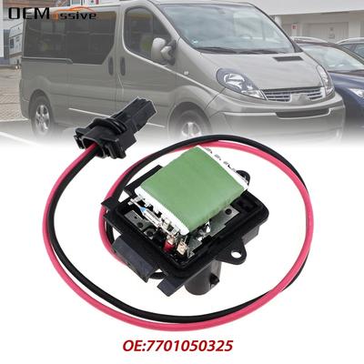 Для Renault Trafic Mk2 2001-2018 Vauxhall Opel Vivaro A Резистор вентилятора отопителя Мотор вентилятора Сопротивление 7E095926 Автоаксессуары