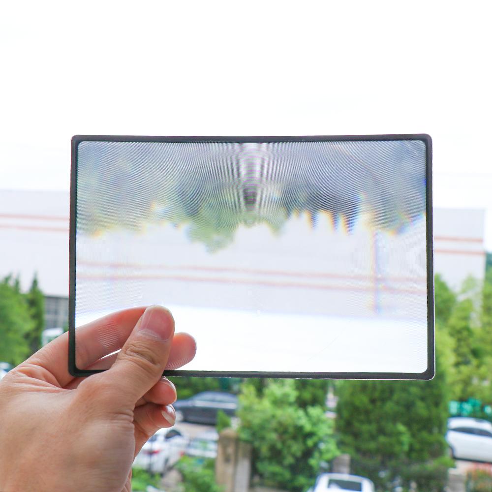 A5 Flat PVC Transparent X3 Magnifying Magnifier Sheet Book Page Magnification Reading Glass Lens