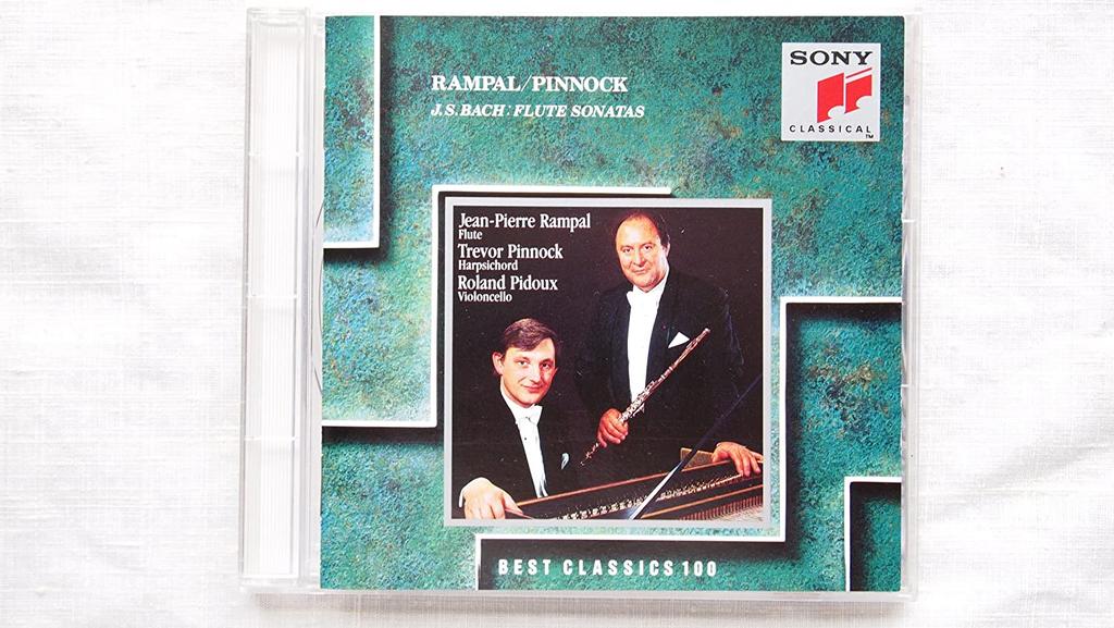 CD RAMPAL JEANPIERRE Bach Flute Sonatas SRCR9238 Japan ObiClassical Used