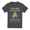 STAR TREK Unisex Adult Trek the Halls Ugly Christmas T-Shirt