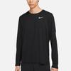 Nike Футболка для бега и тренировок с длинным рукавом со светоотражающим логотипом, облегающая, черная, для мужчин DD4755-010