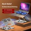 360 ° Rotating Laptop Bracket Bracket Desktop Heightening Rack Can Be Lifted and Lowered Suspended Cooling Base 360 Degrees
