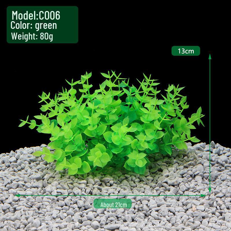 Fish Tank Decoration: Plastic Simulated Water Plant Grass