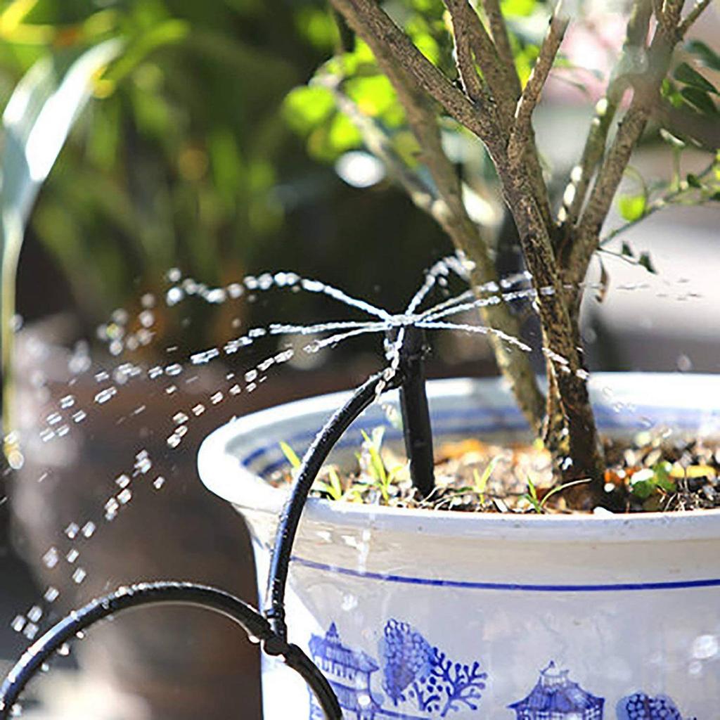 400/200 шт. Соединители для садового орошения, Капельное орошение, Ёршовые соединители, Универсальные ёлочные тройники, Подходят для капельной трубки 1/4 дюйма (Тройник 4/7 мм)