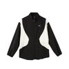 Training Color Block Retro Sports Zip-Up Jacket Women Jackets Black 526421-01