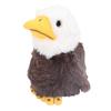 Bald Eagle Plush Toy 17cm Tall Lifelike Cute Soft Plush Eagle Stuffed Animal for Decoration