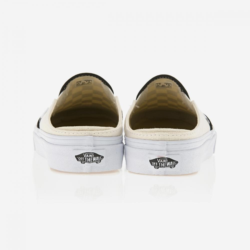 Vans Classic Slip On Mules   Checkerboard Black White Vn0004kteo1   Checkerboard  Black White