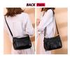 2023 Korean Style Soft PU Leather Multi-Layer Shoulder Bag - Large Capacity, Fashionable, Versatile Women's Messenger Bag