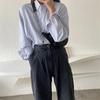 Blusas 2022, летний топ, женские рубашки, женская полосатая рубашка, блузки, топы, топы с длинными рукавами, шикарная женская блузка vetement femme