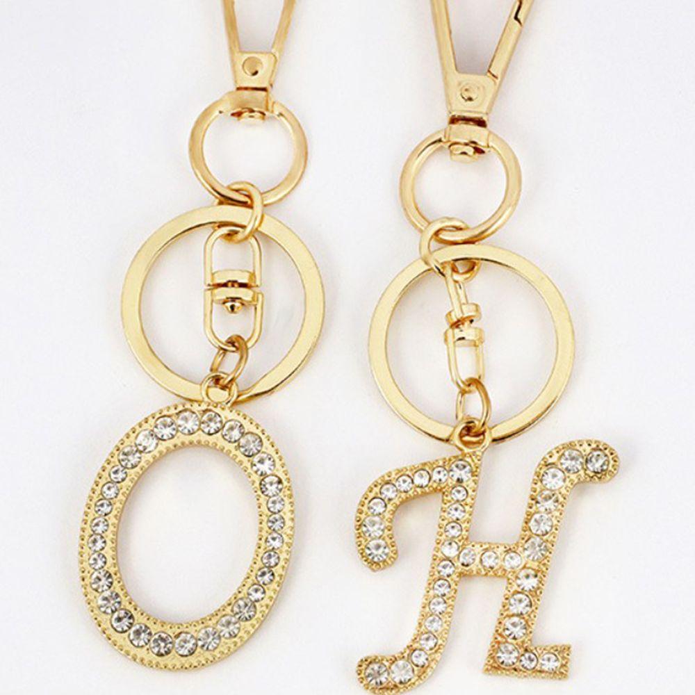 Аксессуары Буква Подвеска Алфавит Брелок Стразы Буква Брелок 26 Алфавит Брелок