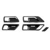 DT08 Carbon Fiber Car Inner Door Handle Bowl Panel Cover Trim for Toyota Land Cruiser 300 LC300 - 5Pcs
