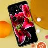 Чехол с цветами лилии для Samsung Galaxy S25 Ultra S24 S23 S22 S21 Ultra S9 S10 S20 Plus S24 FE Funda Cover