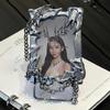 Оригинальный дизайн гальванизированная пластиковая рамка Kpop Idol держатель для фотокарты креативный 3-дюймовый держатель для фотокарты фото чехол