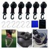 4/6Pcs Suction Cup Hooks with 360° Rotating Buckle Awning Suction Cups Tie Down Suction Cup for Camping Tarp Accessory