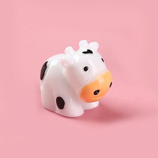 20 шт. миниатюрная фигурка молочной коровы крошечная ферма животное кукольный домик микропейзаж сказочный сад украшение реквизит