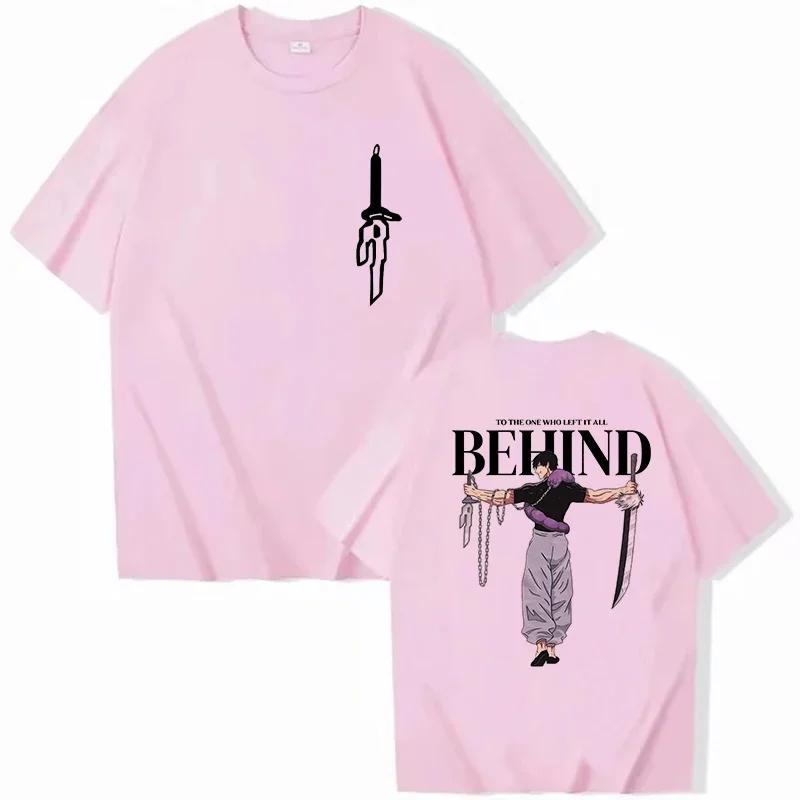 Японская аниме-футболка Jujutsu Kaisen для женщин, унисекс, унисекс, футболки с рисунком Gojo Satoru, женская мода, повседневная футболка, футболка унисексga